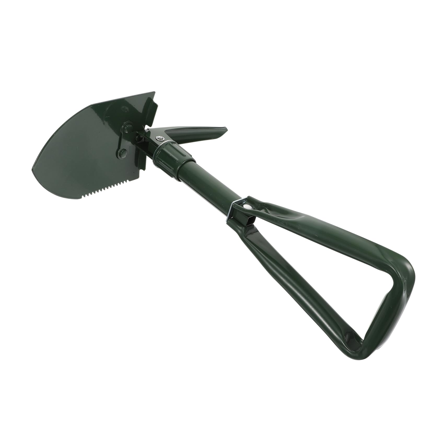 Klappbare Gartenschaufel Edelstahl mit T-Griff Mittelgroße Outdoor Schneeschaufel für Camping Winter Schneeräumgerät mit Tragetasche Vielseitig für Abenteuer und Camping