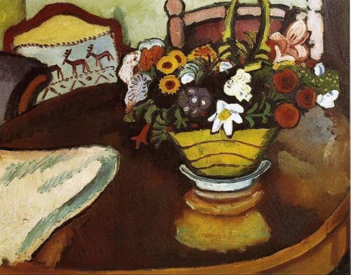 Peinture à l'huile August Macke sur toile pour remplacer les posters sans âme