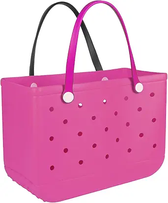 X-Large Rubber Beach Bag for Men & Women, Large Capacity Travel Bag Beach Tote Bag for the Beach Boat Pool