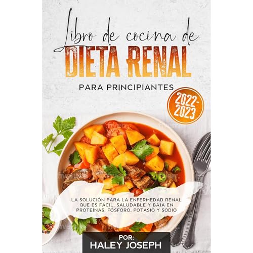Libro de cocina sobre dieta renal para principiantes Audiolibro Por Haley Joseph arte de portada