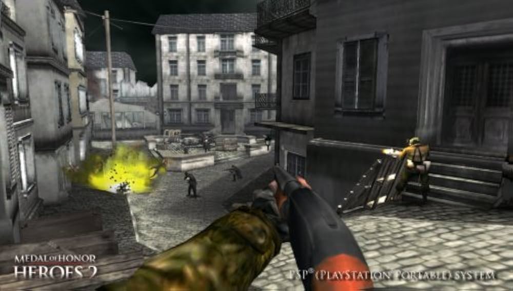 【新品】MEDAL OF HONOR HEROES メダル・オブ・オナー　PSP Lot 2 PSP Medal of Honor Heroes 1 & 2 EA Best Hits Sony