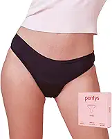 Calcinha Absorvente Menstrual Fluxo Moderada,Xodó Feminino, Preta