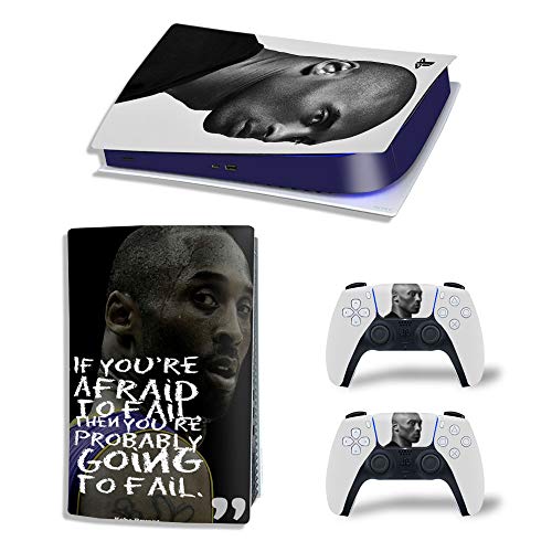 Decals Cover Whole Body Skin Protector for PS5 Playstation 5 Console Wrap Sticker Skin with 2 Wireless DualSense Controller Decal (Digital Edition, 20)