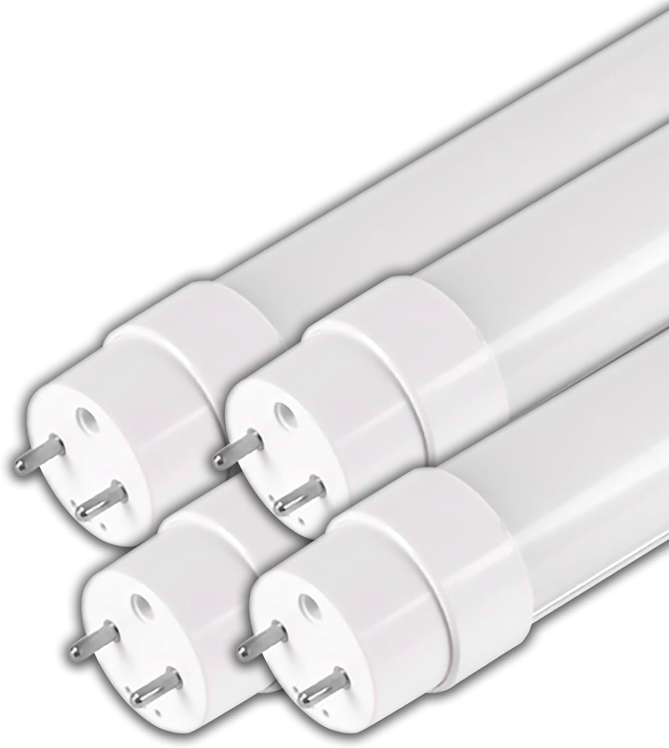 V-TAC Lot de 8 tubes LED 120 cm avec culot G13 18 W – 1850 lumens – Puce Samsung – Tubes LED pour plafond, mur, garage ou magasin – Tube LED forme T8 – Remplacement néon – Lumière blanche naturelle