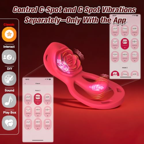 Image of Finger Vibrator with Rose Adult Tool for Women, Mini Wearable Vibrator