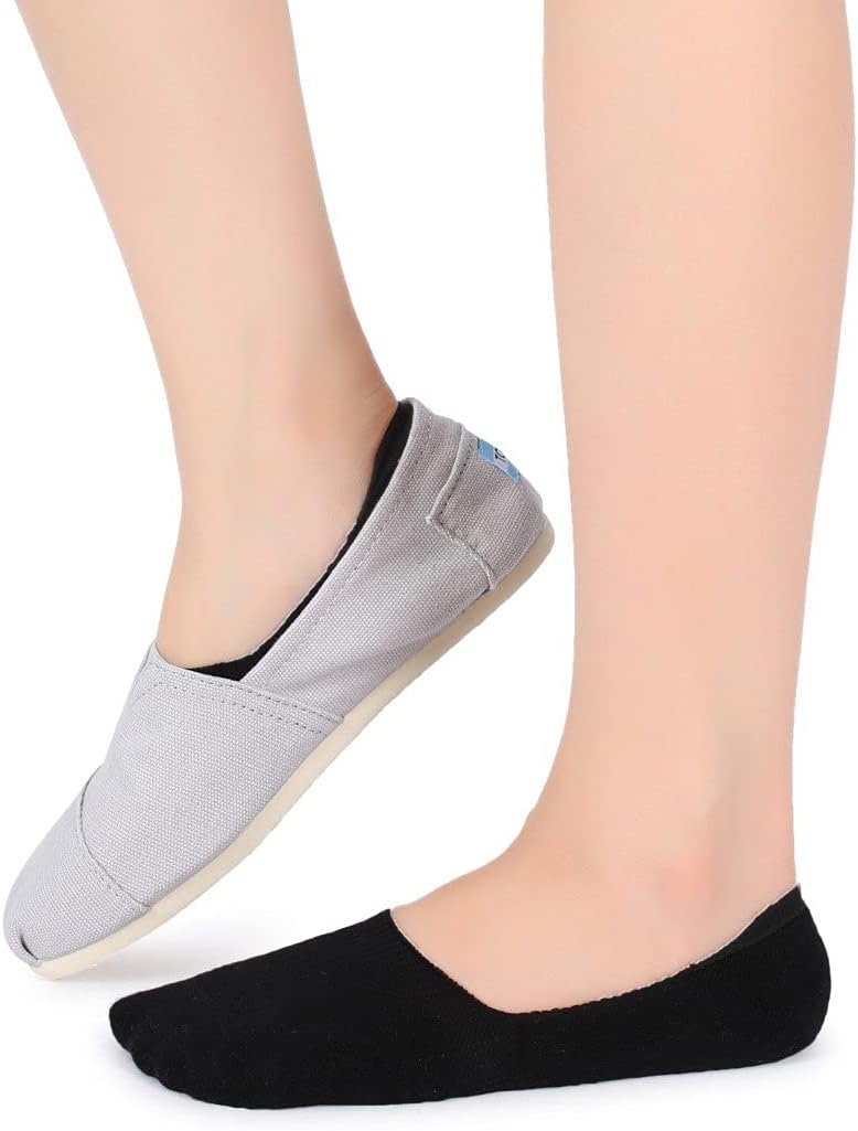 Pareberry Women's Thick Cushion Cotton Athletics Casual Low Cut Flat Non-Slip Boat Liner No Show Socks-5/10 Pack - Image 2
