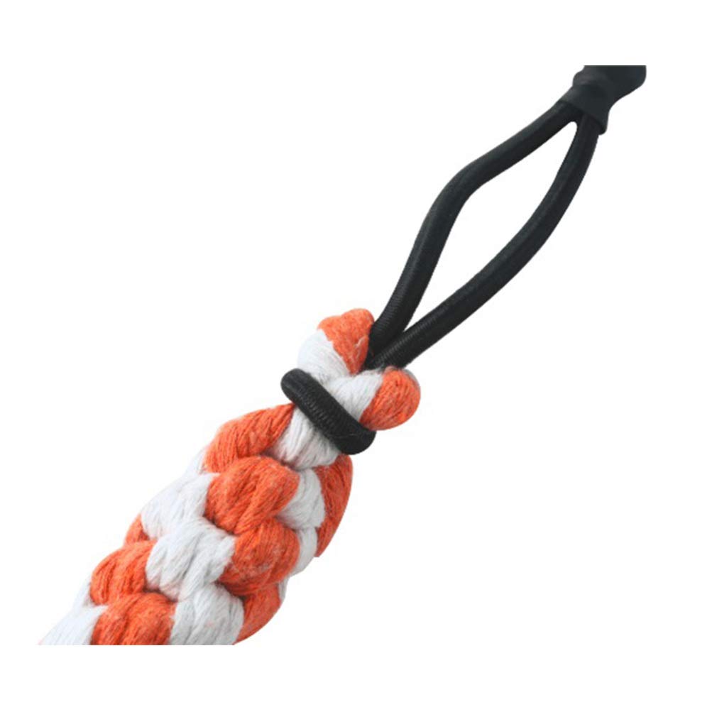 VILLCASE Juguete Flirt Pole - Juguete Interactivo para Remolcar Perros - Varita Teaser para Perros Extensible con 2 Juguetes para Perros de Cuerda de Algodón Jugando Al Aire para
