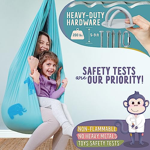 Moonkee Sensory Swing for Kids Indoor Calming and Relaxing Hug Effect