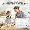 Mezed 10.1" Digital Calendar, Meal Planner, Duty Chart, to Do List,HD Smart Touch Screen Home Interactive Smart Electron Calender - Built-in Digital Photo Frame Function (white, 10.1)