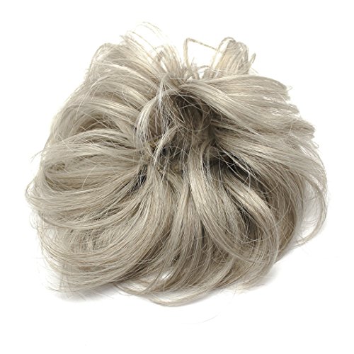 MERRYLIGHT Updo Fast Bun Elastic Messy Chignon Hairpieces For Women (0819 Llight Beige-M60/101)
