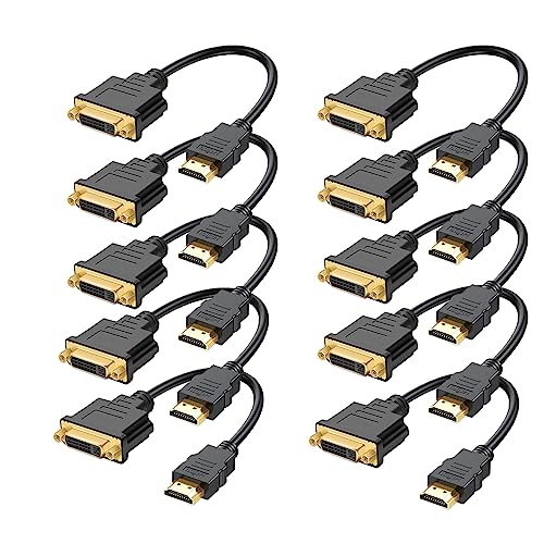 Cable HDMI a DVI para conectar portátiles modernos a pantallas de oficina DVI-D