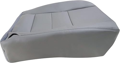 Miniatura 9 de NLQR Fundas de asiento de repuesto para parte inferior del lado del conductor y del pasajero, cuero de microfibra gris pedernal, compatible con Ford