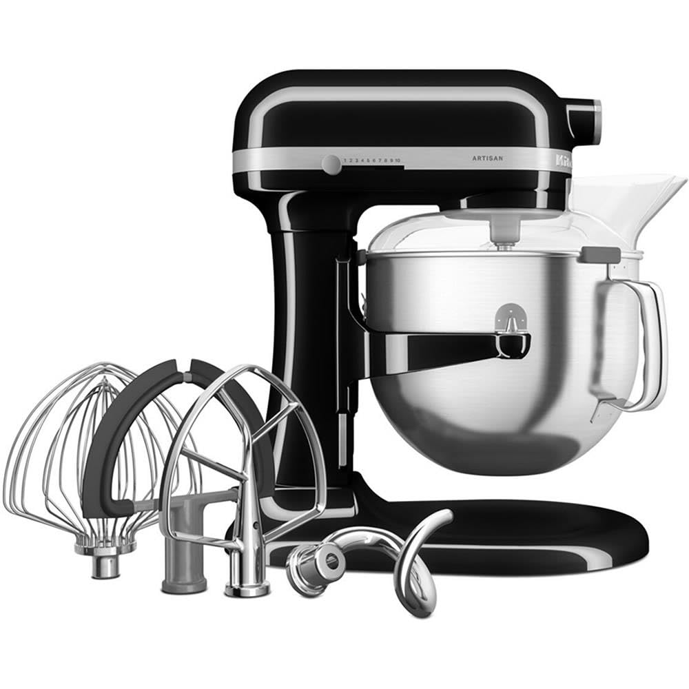 KitchenAid Artisan mikser stojący z miską wysuwaną, czarny onyks, 6,6 l