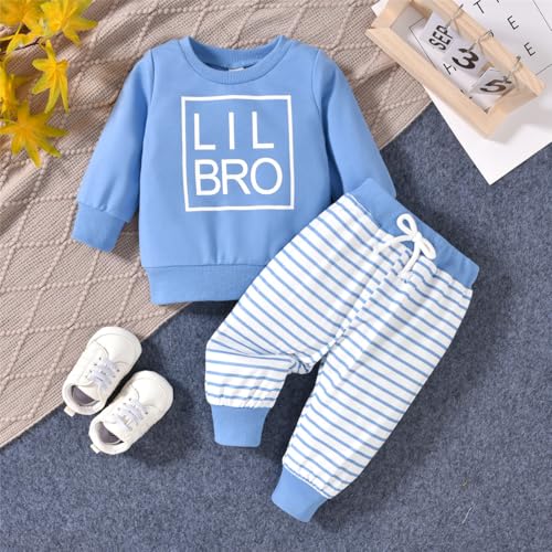 Big Brother Little Brother Matching Outfits Toddler baby boy Sweatshirt+Long Pants Fall Winter Matching Outfits2