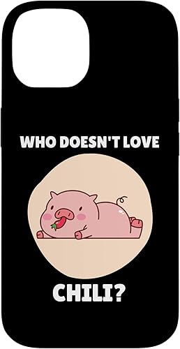 Miniatura 4 de iPhone 12 mini Cute Kawaii Pig Who Doesn't Love Chili Pig Lover Case