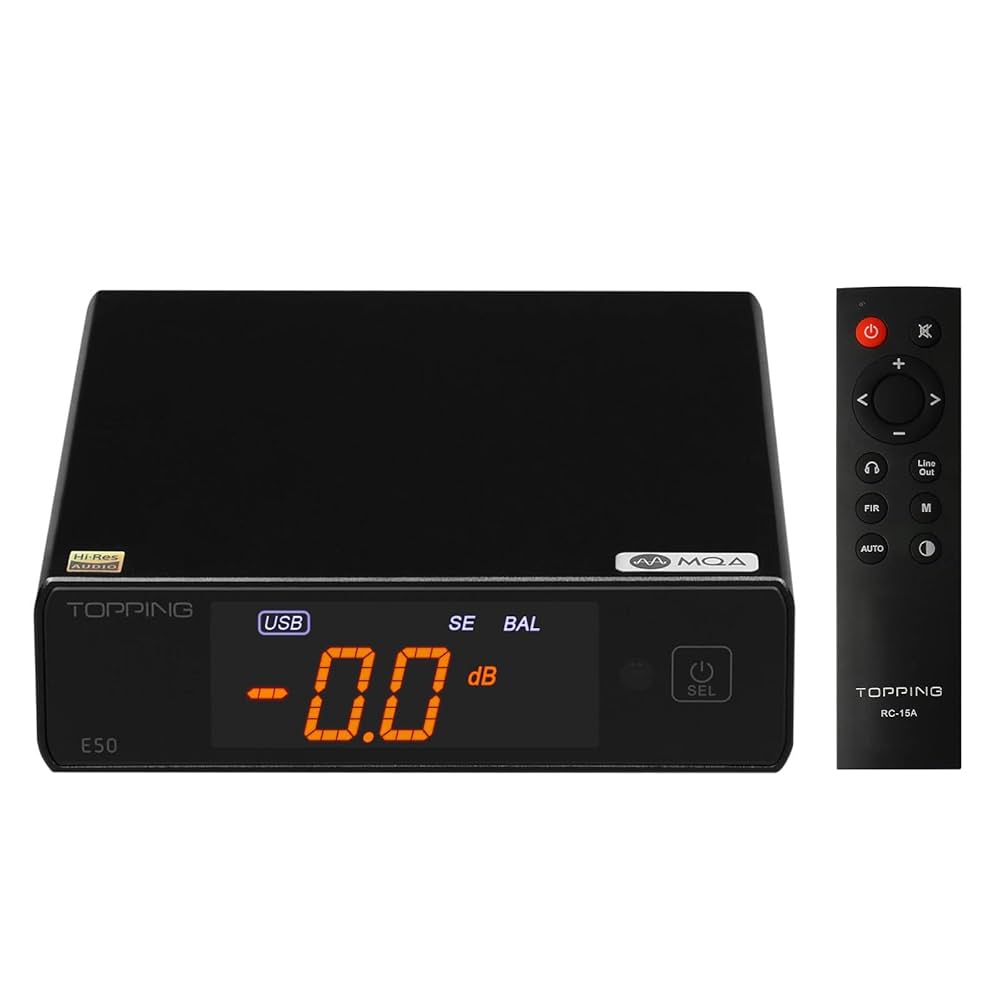 アンプ TOPPING E50 DAC Amazon.com: Topping E50 HiFi Balanced DAC, ES9068AS XU216