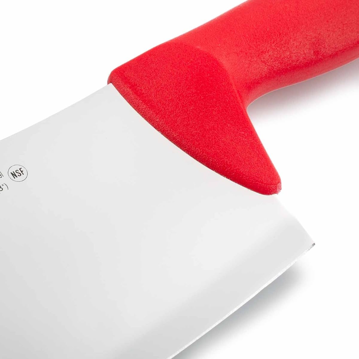Arcos Couteau à Viande Acier Inoxydable Nitrum Lame 200 mm – Couteau de Boucher Professionnel, Poignée Ergonomique Polypropylène Rouge Série 2900