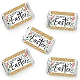 Religious Easter Mini Candy Bar Wrappers INCLUDES 40 candy stickers, perfect for styling an adorable candy buffet or unique Christian Holiday party favors. Religious Easter mini candy bar wrappers MEASURE 1.25” wide x 2.75” high and will quickly add ...