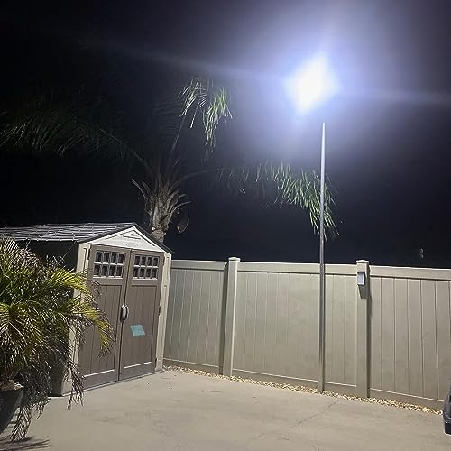 4000W Solar Street Lights Outdoor Waterproof, 400000LM, Dusk to Dawn Solar with Motion Sensor and Remote Control, LED Flood Light, Luces solares para exteriores, Suitable for courtyards, Garage.