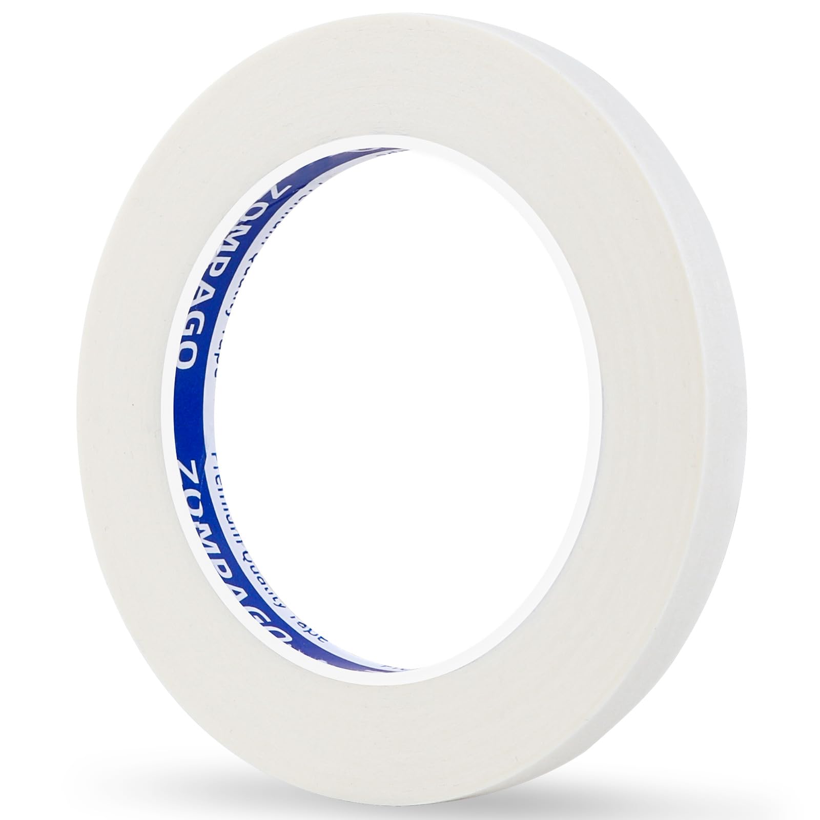 ZOMPAGO Beige Art Tape - 0.4" x164FT,Removable Low Tack Masking Tape for Artists, Picture Framing & Watercolor Painting | Acid-Free, No Residue Craft