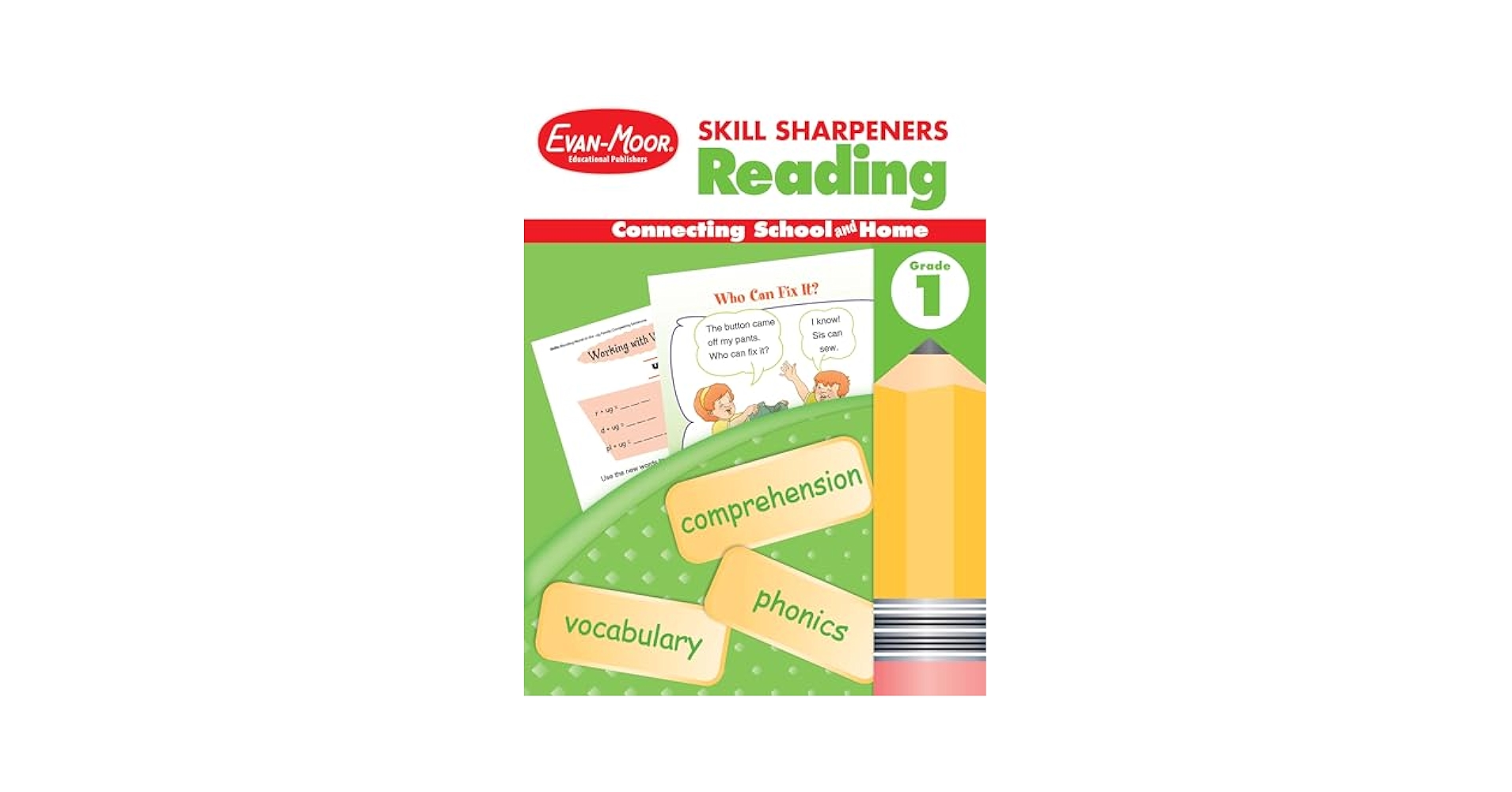 Skill Sharpeners: Reading, Grade 1 Workbook: Evan-Moor