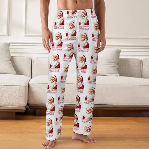 Trump Pajama Pants for Mens Loose Comfy Home Pajamas Simple Lounge Pants2