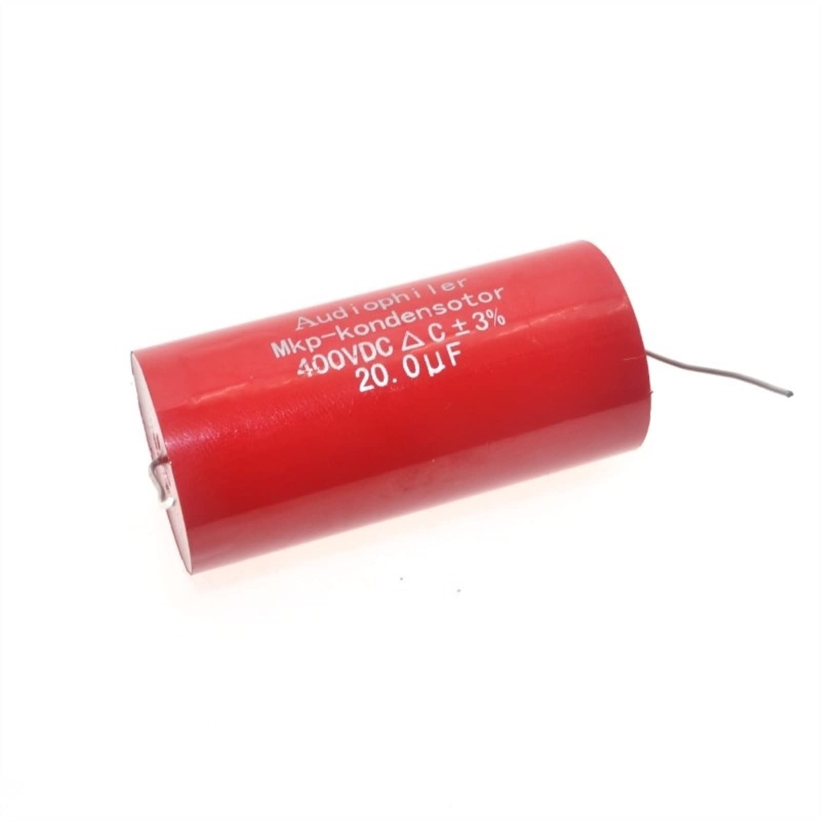 Amazon.co.jp: コンデンサ 2 個 400VDC 20uf 赤 汎用 Audiophiler MKP