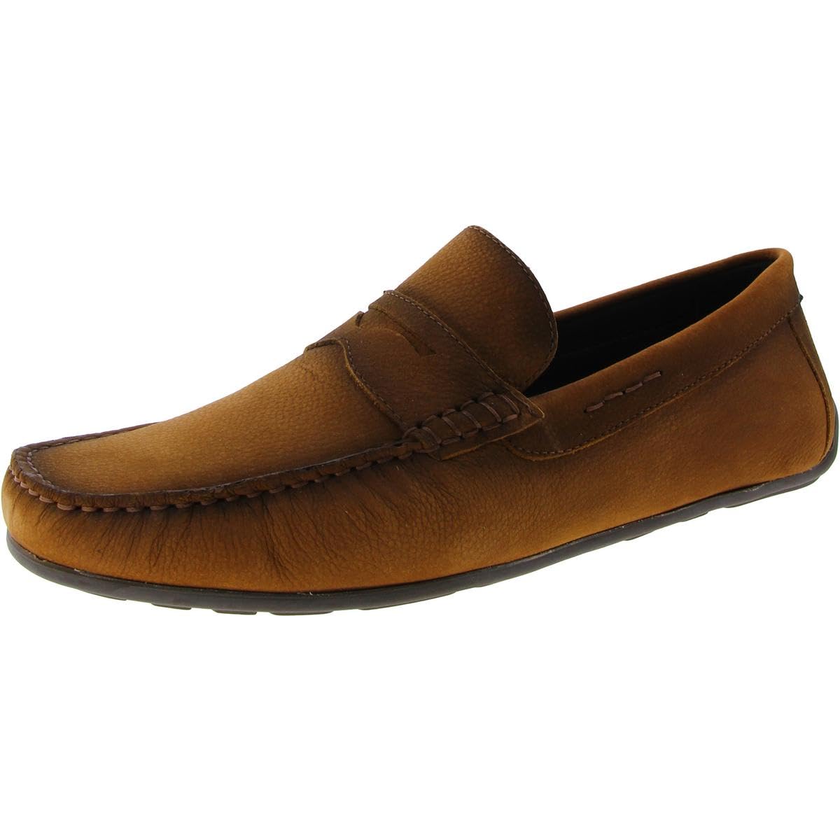 Men's Leather Casual Slip On Penny Loafers