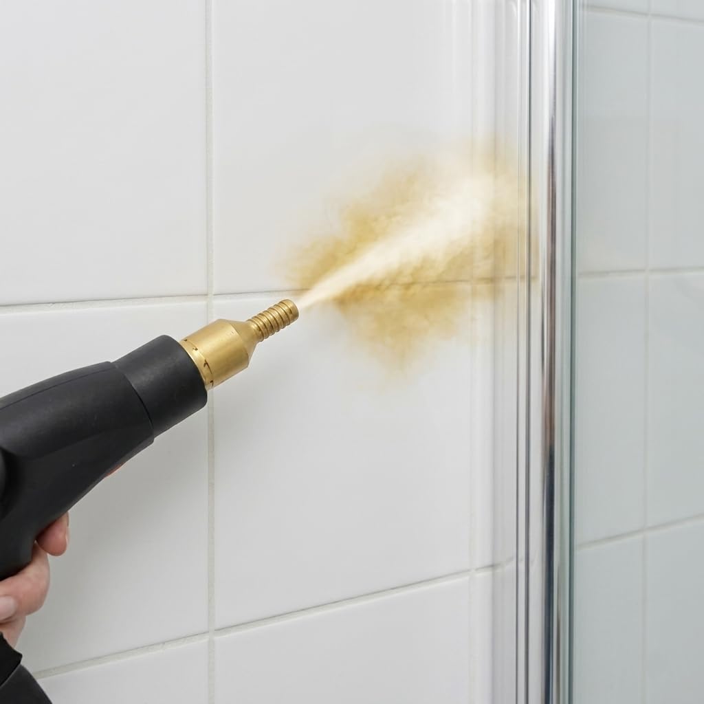 Pulitore a Vapore Portatile Multiuso con Serbatoio 1200ml – Pulitore Igienizzante Alta Pressione per Casa, Cucina, Bagno, Auto – Riscaldamento 15 Secondi, Vapore Regolabile