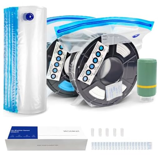 YOOPAI Filament Vakuumbeutel Kit Mit Automatische Pumpe, 20 Filament Aufbewahrung Beutel, Filament Aufbewahrungsbox 34 * 30 cm für Bambulab, Creality 1.75mm 3d Drucker Filament