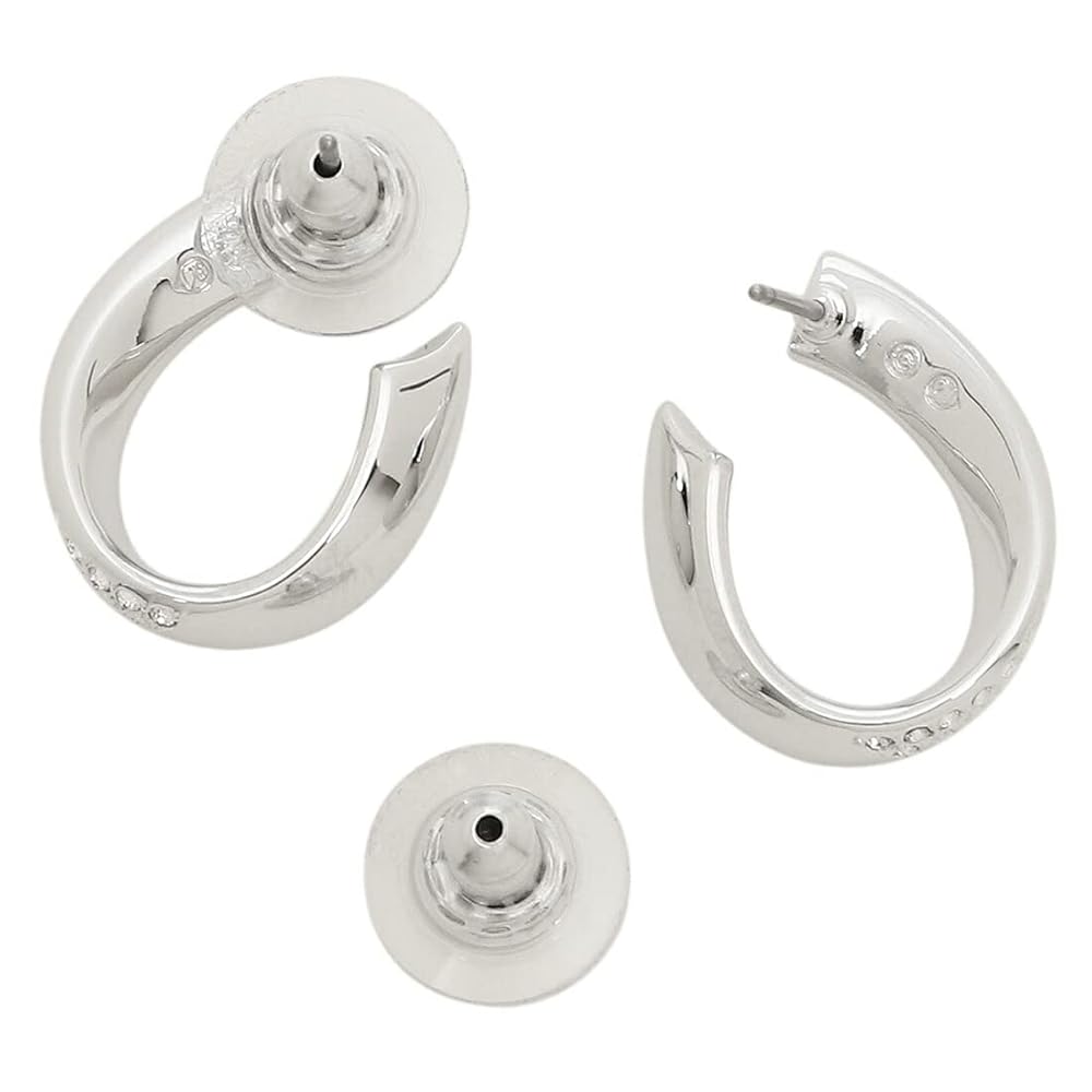 【美品】Swarovski スワロフスキー　星型シルバーピアス SWAROVSKI スワロフスキー Swarovski Exist フープピアス