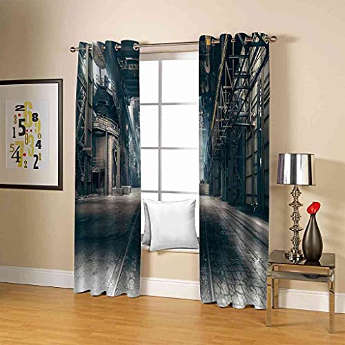 Rideaux occultants isolants 100% polyester à oeillets enfant 3D - 5
