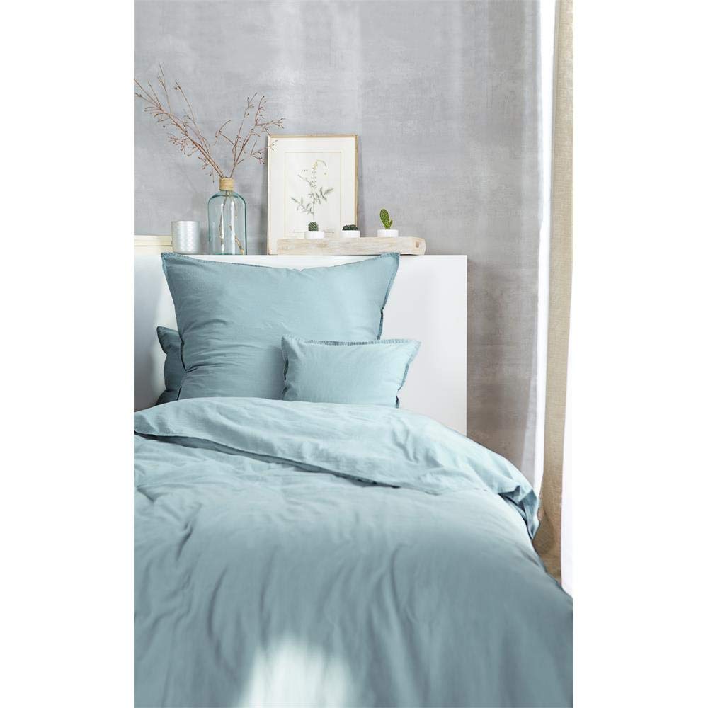 Thomas rinforzato di biancheria da letto stonewashed | 588 turchese – 135 X 200