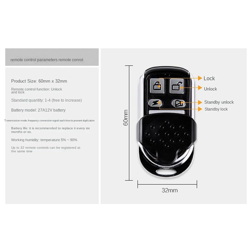 Tuya Wifi Control Remoto Inteligente Cerradura de Puerta Cerradura InaláMbrica Bluetooth Cerrojo Invisible Cerraduras Ocultas Sin Llave
