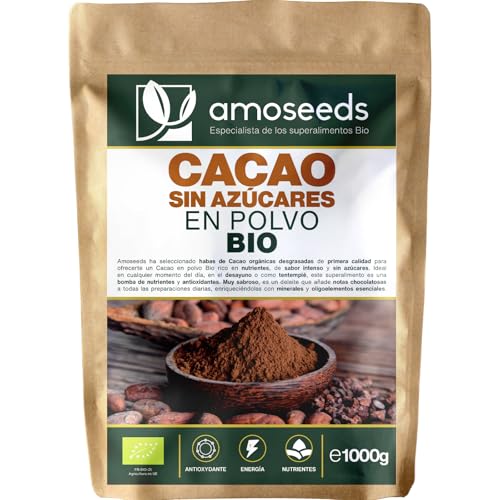 Cacao sin azúcares en polvo bio