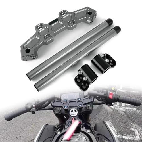 Guidon réglable à clipser en alu CNC pour CB650R 19-23 demi-guidons de direction