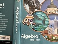 Algebra 1 Indiana version by Pearson 1323202595 Book Cover