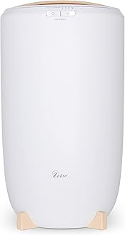 Zadro Large Hot Towel Warmer Bucket Timer Electric Towel Warmer for Bathroom Auto-Shut Off Heated Towel Warmer Spa (Large | 20L | 12" Dia. x 21" Tall, White/Irish Cream)