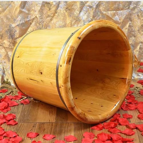 Tina de madera para spa de pies de 40cm de alto miniatura 7