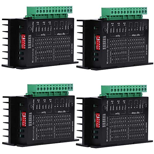 TB6600 4A 9-42V Nema 17 Stepper Motor Driver, Mini-Size Micro-Stepping Stepper Motor Driver (4 PCS)