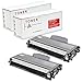 Generic Compatible Toner Cartridge Compatible w/ Brother TN-360 High Yield, Black, Compatible 2 Pack