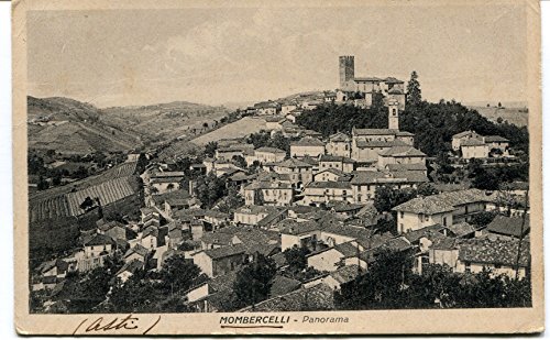 1930 Asti Mombercelli Panorama Guller destinazione Trieste FP B/N VG Cartolina Postale