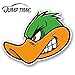 OLUYNG Autocollant de Voiture pour Canard en colère Vinyle Autocollant décalcomanie Casque Ordinateur Portable Voiture Moto Oiseau décalcomanie fenêtre réservoir étanche Voiture décoration