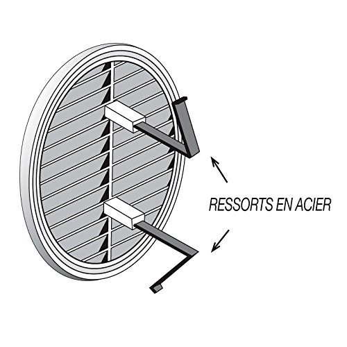 Griglia Aerazione 'Extra' Universale. in Abs