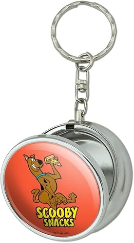 Scooby Snacks - Llavero de bolsillo portátil para viaje, con soporte para cigarrillos