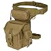 MAXTRA Military Tactical Drop Leg Bag Tool Fanny Thigh Pack Leg Rig Utility Pouch Paintball Airsoft Motorcycle Riding Thermite Versipack, Tan
