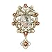 Produktbild Brosche Wild Platin Platinlegierung Diamond Shell Serie Beauty Head Brosche, B