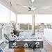Imagen de reiga Ventilador de Techo con Luz y Mando a Distancia