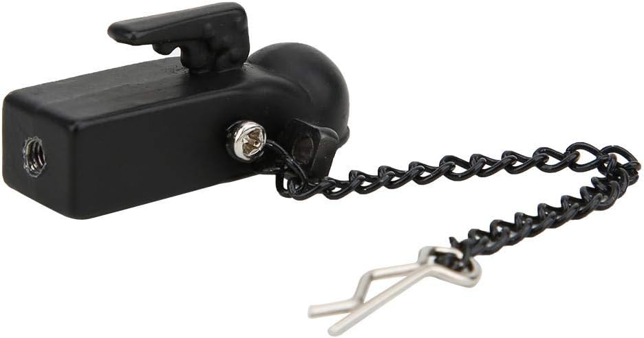 Drfeify Climbing car Trailer Attachment kit Compatible with 1/10 Scale 90046 90047 Cars(Black)