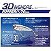Yo-Zuri R1210-HGSH 3D Inshore Popper, Color, Ghost Shad, 70mm 2-3/4